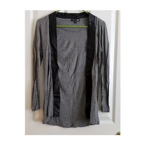 cotton on gray cardigan